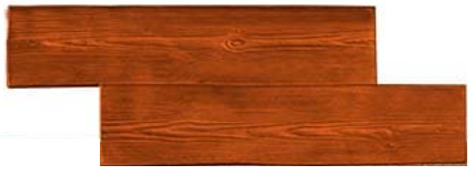 Molde madera dos tablas hormigón impreso, rampas, garajes, patios, exteriores, piscinas